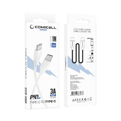 Picture of USB data kabal Comicell Superior CO-BX19 Fast 60W 3A Type C 1m beli