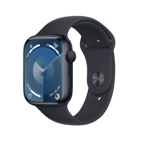 Picture of APPLE WATCH SERIES 9 45MM GPS MIDNIGHT CASE/MIDNIGHT SPORT BAND M/L